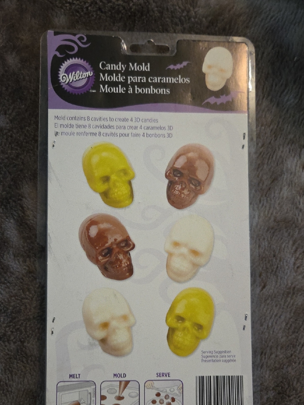 Wilton Skull Chocolate Candy Mold